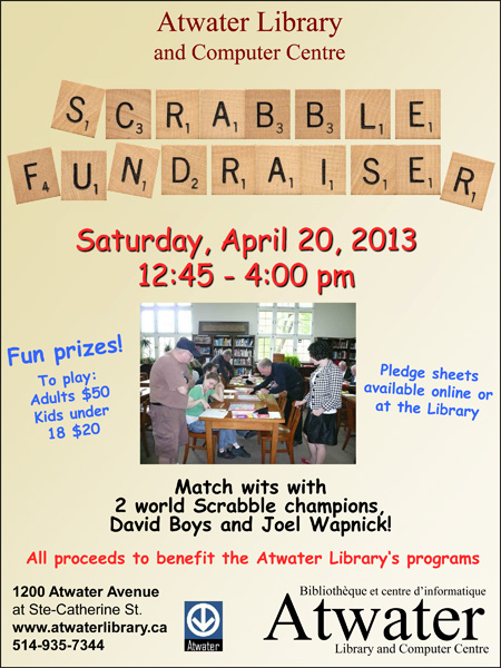 Scrabble Fundraiser